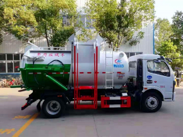 東風多利卡國六8方(圓罐)餐廚垃圾車