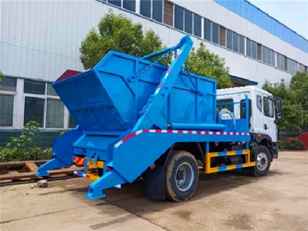 東風多利卡D9國六8~12方擺臂式垃圾車