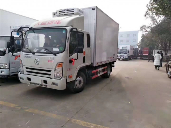 (國(guó)六4.2米)大運(yùn)藍(lán)牌冷藏車(chē)