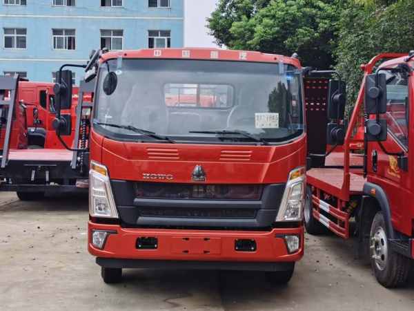 國六豪沃藍牌平板運輸車