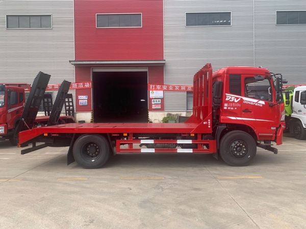 國六東風(fēng)D3V平板拖車