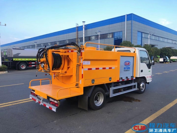 江淮地下室專用藍(lán)牌高壓清洗車(chē)